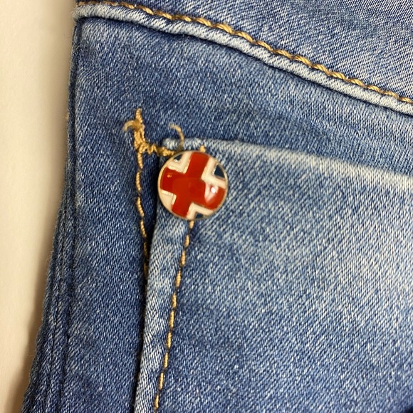 Hudson Girls Jeans Sz 12 Skinny Waist 13” - Picture 3 of 5